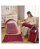 Fareto Baby Bedding Set Essentials Combo Baby Bed Carry Bag Sleeping Bag Feeding Pillow - Red Polka