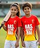 Pine Active Knit Half Sleeves Punjab IPL Jersey Printed T-Shirt - Red & Yellow