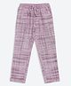 Charkhee Cotton Woven Textured Trouser - Pink
