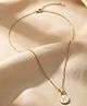 Funkrafts H Initial Pendant Detailed Necklace - White