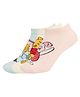 SOCKSXPRESS Cotton Knit Pack Of 3 Disney Featuring Winnie The Pooh Characters Designed Socks - Pink White & Blue