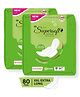 CPLSupersoft Ultra Secure XXL with 320mm Length, Gel Lock Absorption & Wide Back Wings Sanitary Pad (Pack of 80)