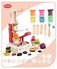 Aditi Toys Play Dough Ice Cream Maker Set Safe Non-Toxic Dough Kitchen Ice Cream Maker Including 6 Color Dough Tubes Each 50 g - White