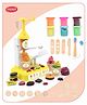 Aditi Toys Play Dough Ice Cream Maker Set Safe & Non-Toxic Including 6 Color Tubes Each 50g For Boys & Girls - Yellow