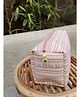 Rustic Blends India Travel Pouch Pink Lines