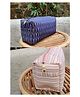 Rustic Blends India  Pack Of 2 Navy Blue & Pink lines