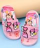 Yellow Bee Disney Micky & Friends Featuring Minnie Mouse Applique Detailed Sliders - Pink