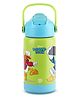 Cello Kidzbee Gen Alpha 3D Print Donald Duck  Insulated Stainless Steel Kids Water Bottle Light Green - 370 ml
