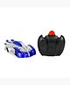Ralleyz Plastic Remote Control Wall Climbing Car, Fun Entertaining Stylish Rechargeable RC Car with LED Lights, 360 Degree Rotating Dual Mode, 8Yrs+, Blue | Soft Plush