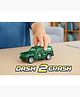 Ralleyz Dash 2 Crash Military Truck  Durable Green Die-Cast Car for Kids 3Y+ | Safe & Gift-Friendly