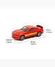Ralleyz Dash 2 Crash Sleek Red Die-cast Car  High-Speed Racer for Kids 3Y+ | Safe & Gift-Friendly