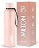 Milton Aura 1000 Thermosteel Water Bottle, 24 Hr Hot and Cold I Leak Proof Lid, ISI Certified I Vacuum Insulated I for Office, Gym, School I Beige