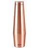MILTON Copper Crown 1100 Bottle, 1090 ml,100% Pure Copper, BPA Free Water Bottle, Leak Proof, Office Bottle, Boosts Immunity, Supports Digestive & Liver Health, Ayurveda Inspired