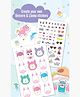 Youreka Rainbow Sticker Pad, Multicolour Fun Activity Set for Kids Ages 35, packed with colourful reusable stickers to boost creativity, imagination, and fine motor skills