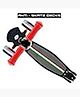 Zoozi 3 Wheel Twist Scooterfor Outdoor play Black 3Y+ | Safe & Gift-Friendly