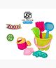 Zoozi Beach set of 7 Pieces for kids Multicolor 18M+ | Safe & Gift-Friendly