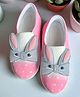 IMAGINO Bunny Applique Detailed Slip On Shoes - Pink