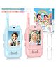 AKN TOYS Video Walkie Talkie Set  Interactive Children's Toy with USB Charging Cables Pack of 1 - Color May Vary