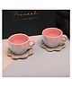 Pravaah India Saar Tea Cups | Pastel Pink, Pastel Grey and Pastel Blue