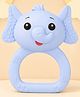 The Cheeky Kidzz Baby Soft Silicone Chewing Elephant Shape Rattle Teether For 0 to 24 Months Babies BPA Free (Blue)