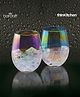 BarCraft Iridescent Glass Tumblers, Set of 2, 600ml