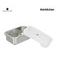 MasterClass All-in-One Snack-Sized Stainless Steel Food Storage Container/Dish with Lid, 500ml