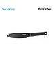 Dreamfarm Premium Multi-Purpose Titanized Stainless Steel Knife - KNEED, Black | Cutting, Scooping & Spreading Sharp Kitchen Knife | Rustproof, Dishwasher Safe | Crafted in Australia
