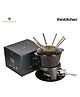 MasterClass Enamelled Black Fondue Set