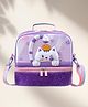 Ji and Ja Durable Double-Layer Insulated Multifunction Student Lunch Box Bag Portable Zipper Closure Cartoon (FEMALE KITTEN)