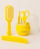 AEREX Baby Nail Care Kit | Baby Manicure Pedicure Care Kit | Baby Nail Cutter Kit for Newborn, Infant & Toddler (Nail Clipper, Scissors, File and Tweezer) | Complete Nail Care Set (Yellow)