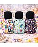 AEREX Premium Reusable Baby Printed Cloth Diapers For 0 to 3 Years With 3 Black Insert Pad | Leak Proof Washable Diapers For New Born Babies | Adjustable Pocket Cloth Diaper Nappies (Multicolor)