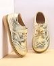 Babyoye Lace Up Oxford Shoes - Golden