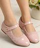 Babyoye Velcro Closure Solid Ballerina - Pink