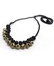 Milyra Ghunghroo Beads Embellished  Necklace - Black