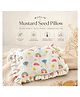 NeonateCare pure muslin pillow with mustard seeds - Rainbow muslin pillow 700 gm fril design