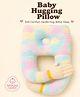 NeonateCare Baby Hugging Pillow for Head Shaping|Neck Support New Born Baby Infant Soft,Plush Pillow - RainBow Fur Peach Hand Hugging Pilllow