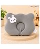 NeonateCare Mustard seeds pillow | Bear shape pillow | rai pillow | sarso pillow | head shaping pillow - Grey bear bunnie print pillow