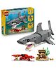 LEGO Creator Fierce Shark with a Treasure Chest Toy Rebuilds into Anglerfish or Manta Ray 379 Pieces - 31381