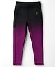Pine Active Knit Full Length Leggings With Ombre Effect - Black