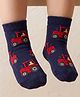Mustang Knit Ankle Length Socks with Vehicle Design - Grey