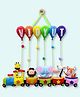 Fab Feltro Animal Train with Balloons , Personalised Felt Kids Hanging
