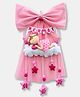 Fab Feltro Sleeping Baby Net Hanging  Personalised Felt Kids Room Decor - Pink