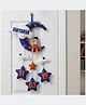 Fab Feltro Boy with Moon and Cloud , Personalised Felt Kids Hanging , Sibling