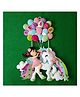 Fab Feltro Unicorn with Balloons , Personalised Felt Kids Hanging