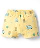 Babyhug Single Jersey Knit Trunks With Car Print Pack of 3 - Multicolor