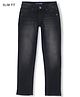 Pepe Jeans Cotton Knit Full Length Washed Jeans - Black
