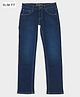 Pepe Jeans Cotton Woven Full Length Solid Jeans - Navy Blue