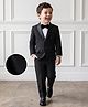 Mark & Mia Woven Full Sleeves Solid 3 Piece Party Suit with Bow - Multicolor
