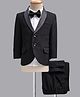 Mark & Mia Woven Full Sleeves Solid 3 Piece Party Suit with Bow - Multicolor