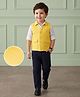 Mark & Mia Cotton Mixes Woven Full Sleeves Solid 3 Piece Party Suit - Multicolor